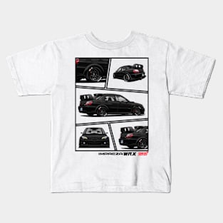 Impreza WRX STI Hawkeye Grey, JDM Car Kids T-Shirt